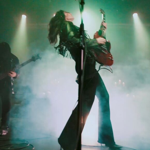 Free People "Just Float On" Flare Jeans – Washed Black, Frayed Hems – Size 28 - Picture 2 of 16